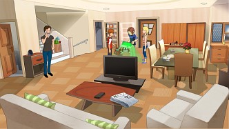 Screenshot from Sandra and Woo in The Cursed Adventure