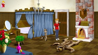 Screenshot from Sandra and Woo in The Cursed Adventure